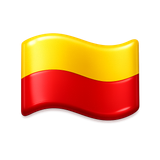 Create a flag emoji with two colors yellow and red, it's state flag of Karntaka ( India) emoji