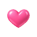 ピンクのハート animated emoji