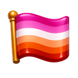 Flag lesbian emoji