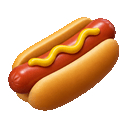 Hot Dog animated emoji