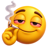 I want an emoji like an emoji that like you’re getting high but you’re still calm emoji