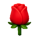 Rose animated emoji