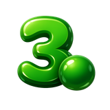 There isn’t a standard keyboard emoji for a green 3️⃣, but you can type:

🟢3️⃣

Or copy this: 3️⃣🟢 emoji