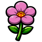 flower sub badge, 12 months
