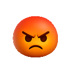 Angry face steaming