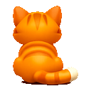 Cat swishing its tail