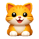 Cat waving hello