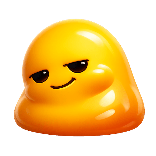 Blob with a slow, knowing nod