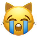 Sob Cat emoji