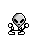 Dancing Banana Alien emoji
