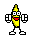Dancing Banana Arms animated emoji