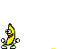 Dancing Banana Blastoff animated emoji