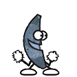 Dancing Banana Camo animated emoji