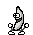 Dancing Banana Colorless