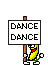 Dancing Banana Sign