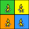 Dancing Banana Squares