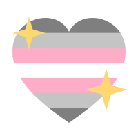 Demigirl Heart emoji