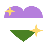 Genderqueer Heart emoji