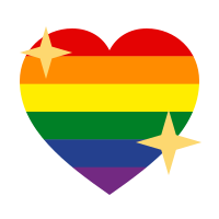 Rainbow Heart emoji