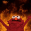 Elmo fire animated emoji