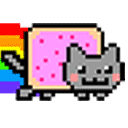 Nyan cat animated emoji