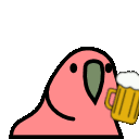 Beerparrot animated emoji