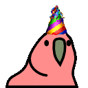 Birthdaypartyparrot animated emoji