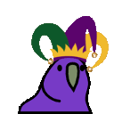 Mardigrasparrot