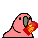Redenvelopeparrot