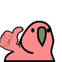 Thumbsupparrot animated emoji