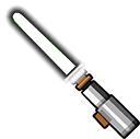 Black Lightsaber emoji
