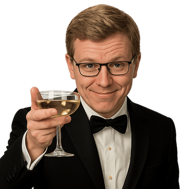 A person as a cheers emote for Slack, Discord and Twitch