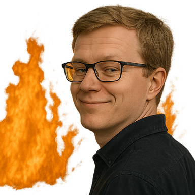 A person as a disaster girl emote for Slack, Discord and Twitch