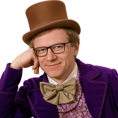 A person as a tell me more emote for Slack, Discord and Twitch